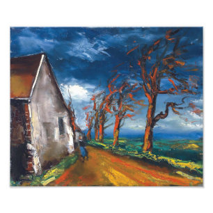 Foto Caráter numa Rua da aldeia.   Maurice de Vlaminck 