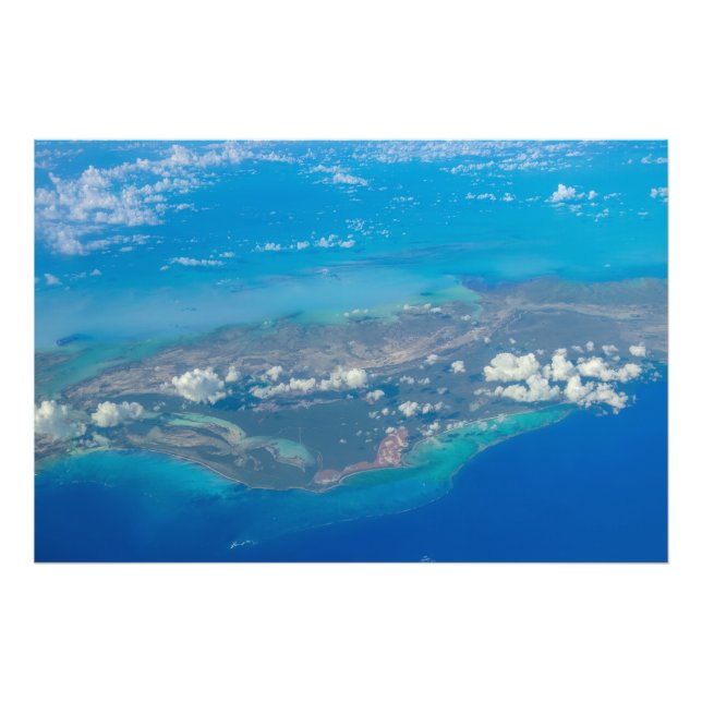 Foto Caribe azul tropical e ilha (Frente)