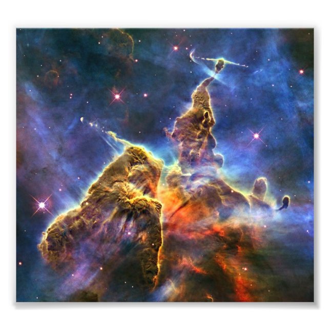 Foto Carina Nebula (Telescópio Hubble) (Frente)