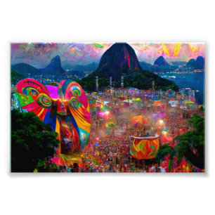 Foto Carnaval, Rio de Janeiro, Poster