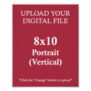 Foto Carregue seu próprio Design 8x10 ・ Impressão de fo
