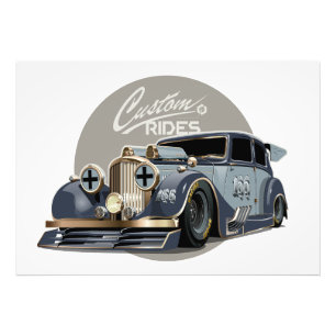 Foto Carro de retrato personalizado de ficção científic