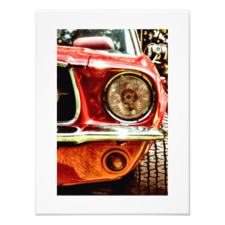 Foto Carros Clássicos Americanos - Vermelho (0275)