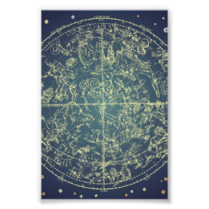Foto Carta celestial do espaço