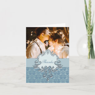 Foto: cartão de "Obrigados" de prata do elefante