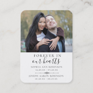 Foto: Cartão de Oração Funeral Memorial Duplo