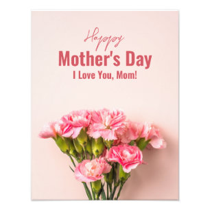 Foto Cartão Feliz Dia das Mães Floral Presente do Dia d