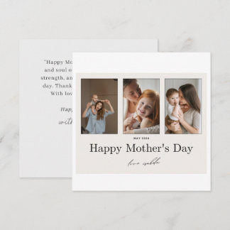  foto cartão plano do primeiro dia das mães