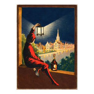 Foto Cartaz Antigo Benedictine Leonetto Cappiello