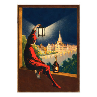 Foto Cartaz Antigo Benedictine Leonetto Cappiello