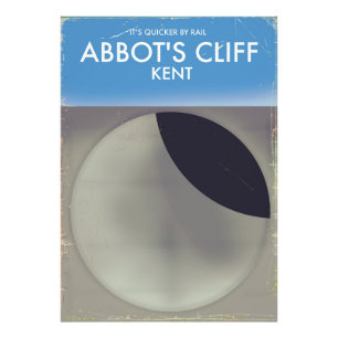 Foto Cartaz antigo 'Espelho de Som' de Abbot's Cliff, K
