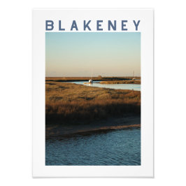 Foto Cartaz da Paisagem Costeira de Blakeney Norfolk
