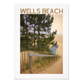 Foto Cartaz da Praia de Wells Costa de Norfolk