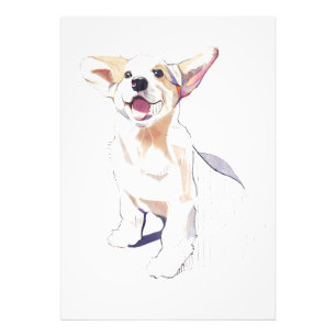 Foto Cartaz de Arte de Parede Corgi – Arte de Pembroke 