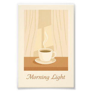 Foto Cartaz de Café Luz da Manhã