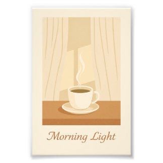 Foto Cartaz de Café Luz da Manhã