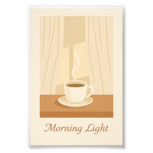 Foto Cartaz de Café Luz da Manhã (Frente)