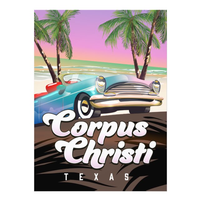 Foto cartaz de férias Corpus Christi Texas (Frente)