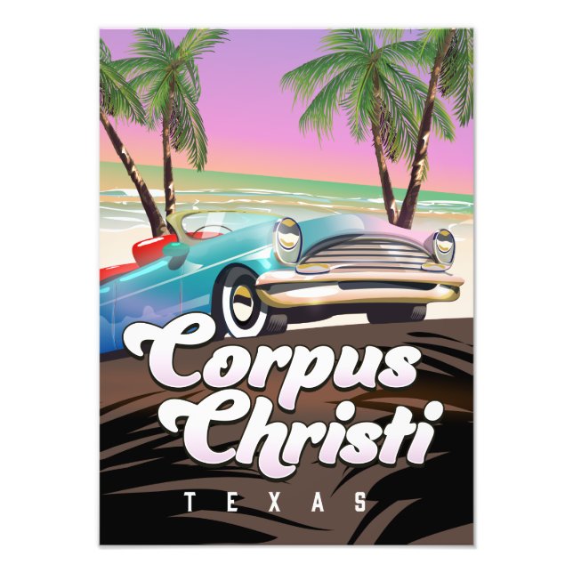 Foto cartaz de férias Corpus Christi Texas (Frente)
