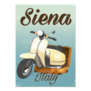 Foto Cartaz de férias de scooter em Siena Itália