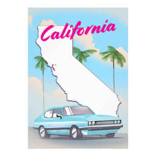 Foto Cartaz de férias estilo vintage da Califórnia