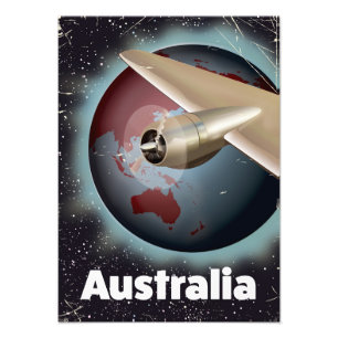 Foto Cartaz de férias vintage da Austrália