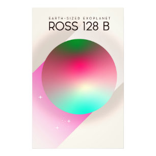 Foto Cartaz de ficção científica de Ross 128B
