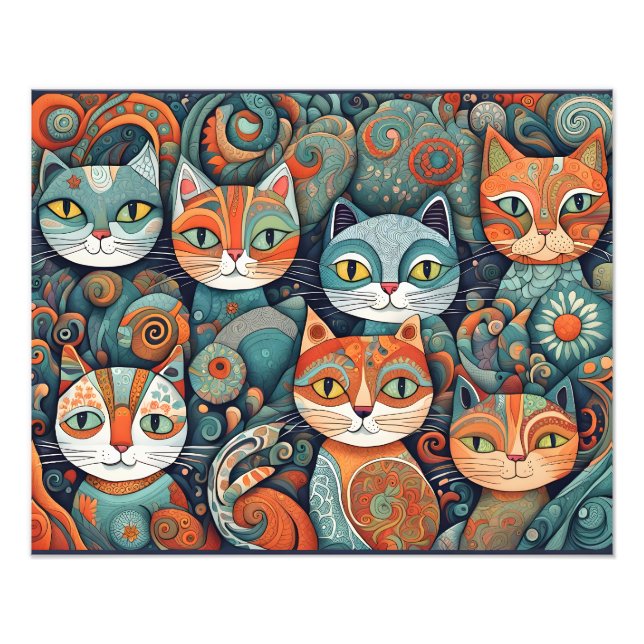 Foto cartaz de gatos calmantes (Frente)