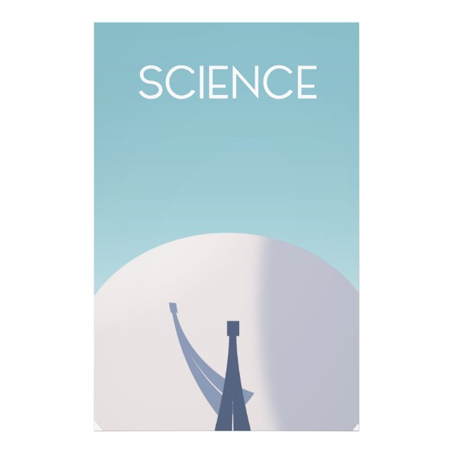 Foto cartaz de impressão de Astronomia Ciência. (Frente)
