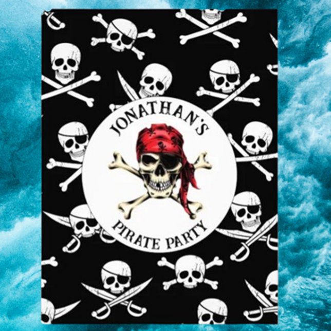 FOTO CARTAZ DE PIRATA JOLLY ROGER (Celebrate your adventurous spirit with the Jolly Roger Pirate Poster)