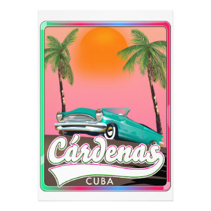 Foto Cartaz de viagem antigo de Cárdenas Cuba