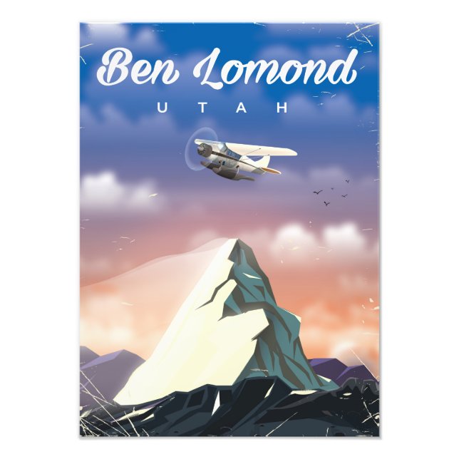 Foto Cartaz de viagem Ben Lomond,Utah (Frente)