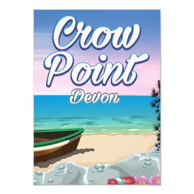 Foto Cartaz de viagem Crow Point, Devon (Frente)