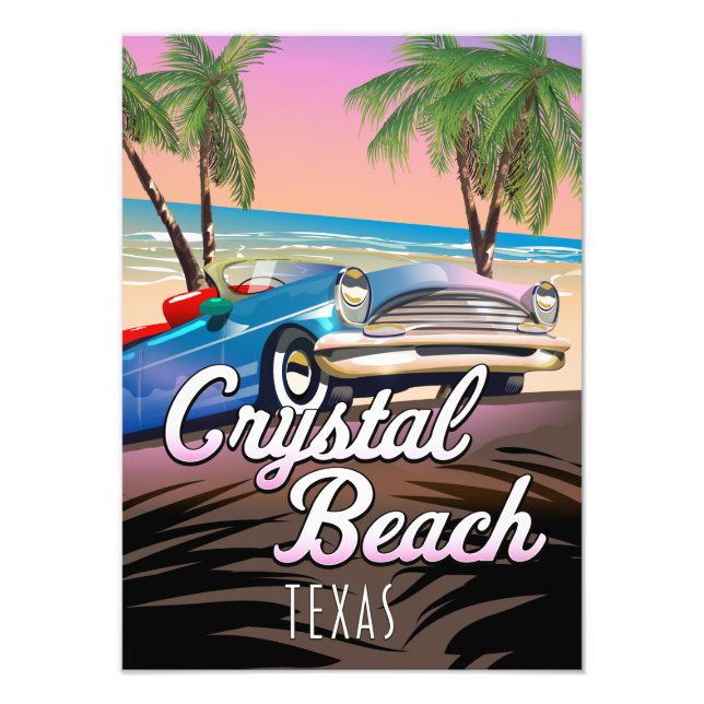 Foto Cartaz de viagem Crystal Beach Texas (Frente)