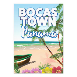 Foto Cartaz de viagem da praia de Bocas Town Panamá