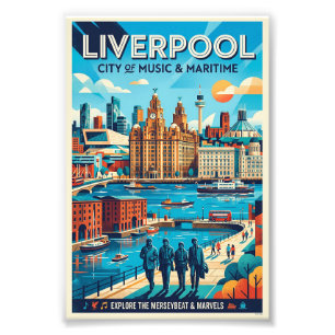 Foto Cartaz de Viagem de Liverpool