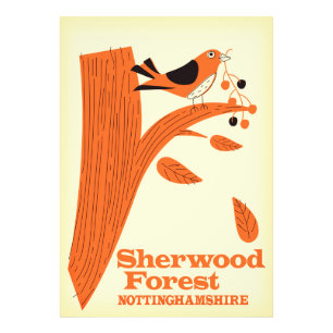 Foto Cartaz de viagem de Sherwood Forest, Nottinghamshi