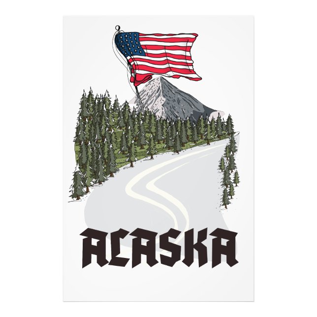 Foto Cartaz de Viagem do Alasca (Frente)