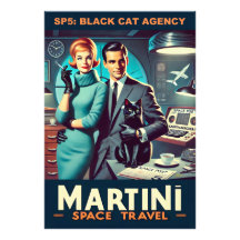 Cartaz de Viagem Espacial Martini SP5: Agência Bla