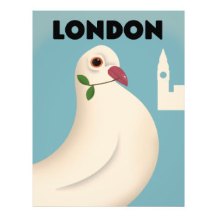 Foto Cartaz de viagem estilo vintage de Londres.