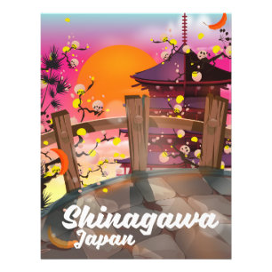 Foto Cartaz de viagem japonês Shinagawa