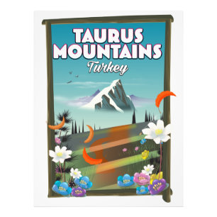 Foto Cartaz de viagem Montes Tauro Turquia.