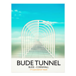 Foto Cartaz de viagem paródia do Túnel de Bude, Cornwal