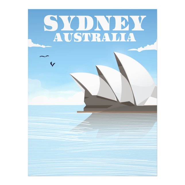 Foto Cartaz de viagem Sydney Austrália (Frente)