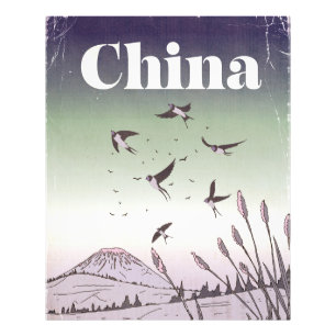 Foto Cartaz de Viagem Vintage China