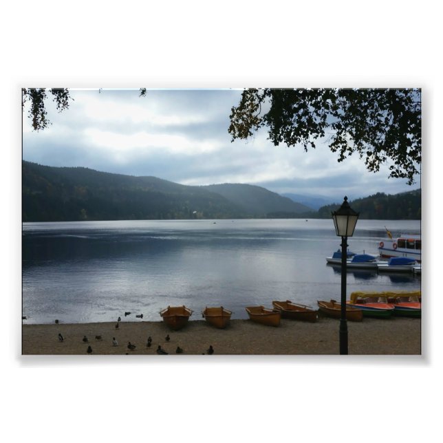Foto Cartaz do Lago Titisee Alemanha (Frente)