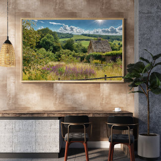 Foto cartaz fotográfico do campo inglês