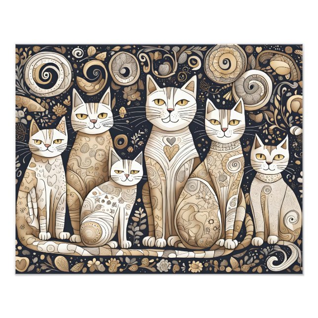 Foto cartaz para acalmar gatos (Frente)
