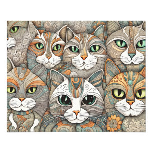 Foto cartaz para acalmar gatos