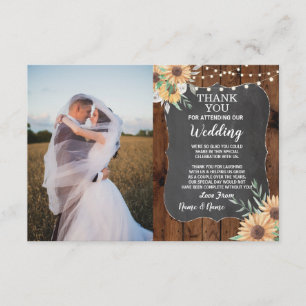 Foto Cartões de agradecimentos De Casamento Noiva